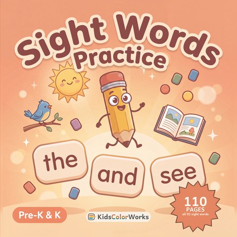 Sight Words Practice — book cover
