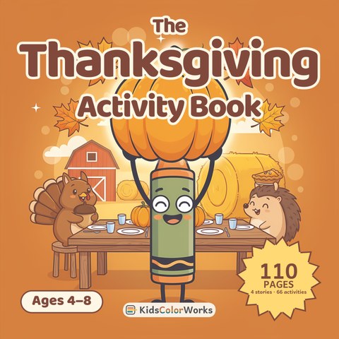 The Thanksgiving Activity Book — book cover