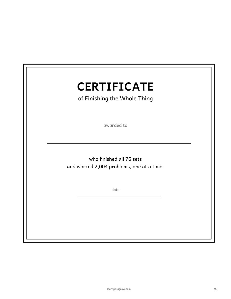 Spelling & Sight Words Practice — inside page 4