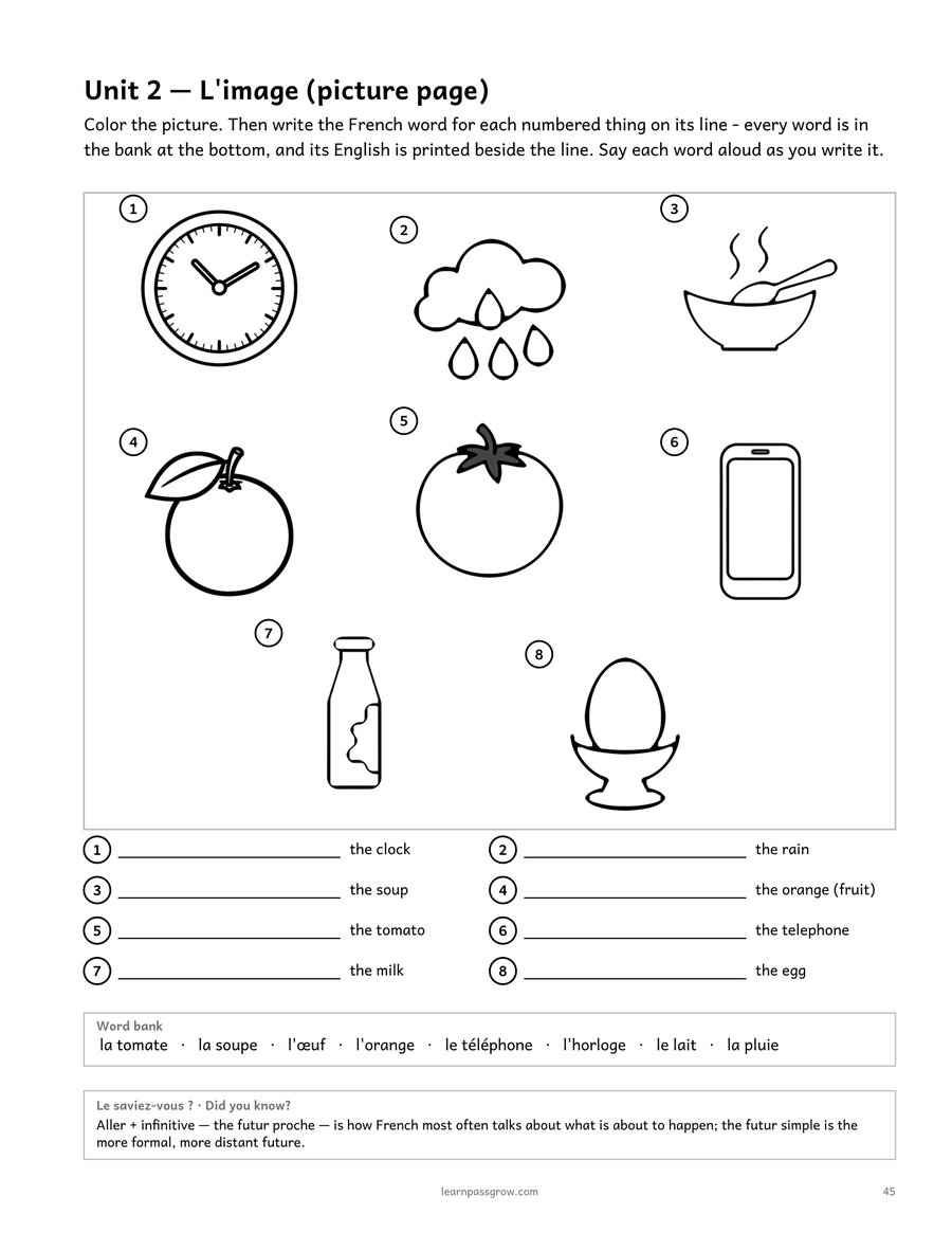 The French Ladder — Basic User, Module 3 of 5 — inside page 4