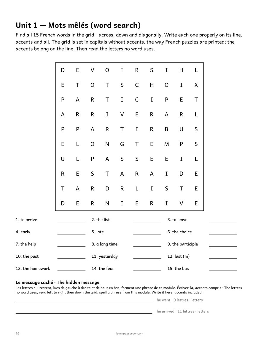 The French Ladder — Basic User, Module 4 of 5 — inside page 2