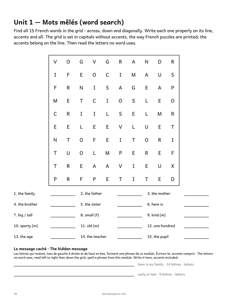 The French Ladder — Basic User, Module 5 of 5 — inside page 2