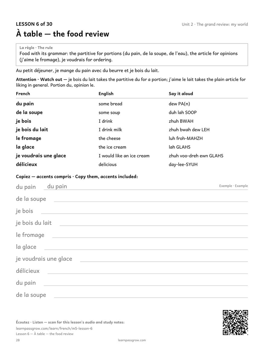 The French Ladder — Basic User, Module 5 of 5 — inside page 3
