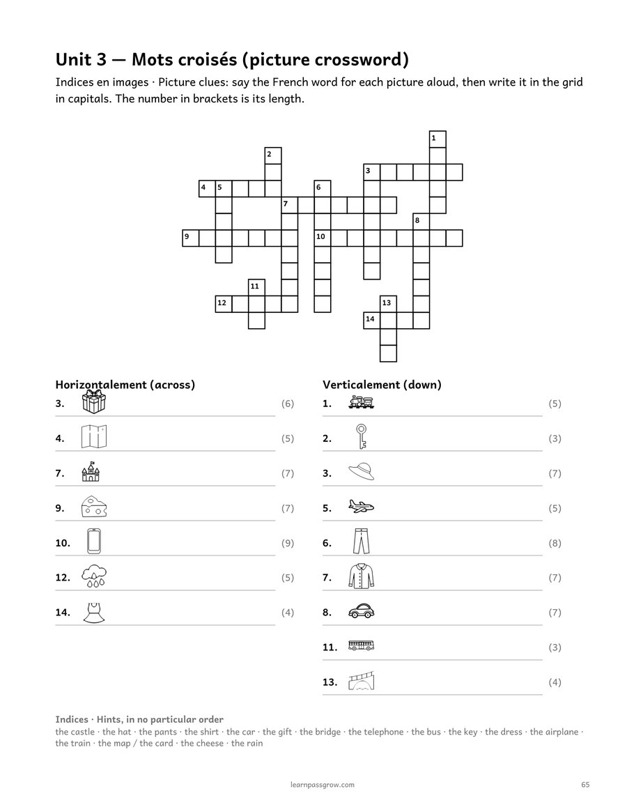 The French Ladder — Independent User, Module 1 of 5 — inside page 4